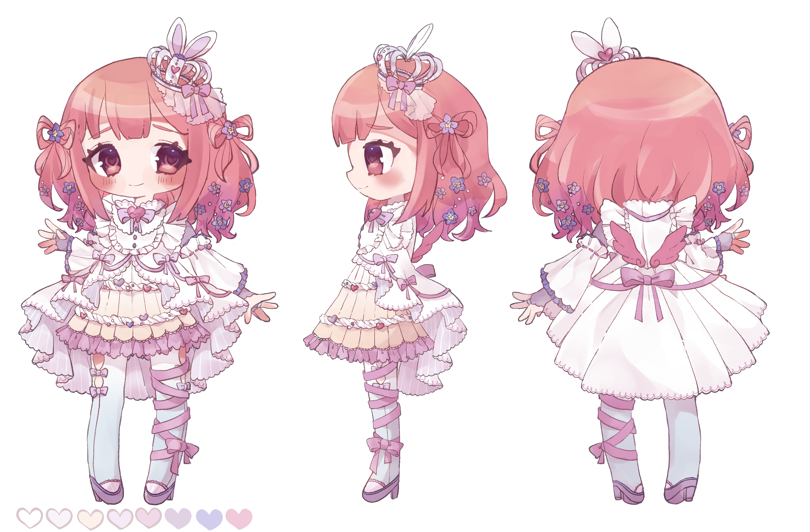 しゅくるさん衣装デザイン　ウェディングケーキ_髪型変更.png